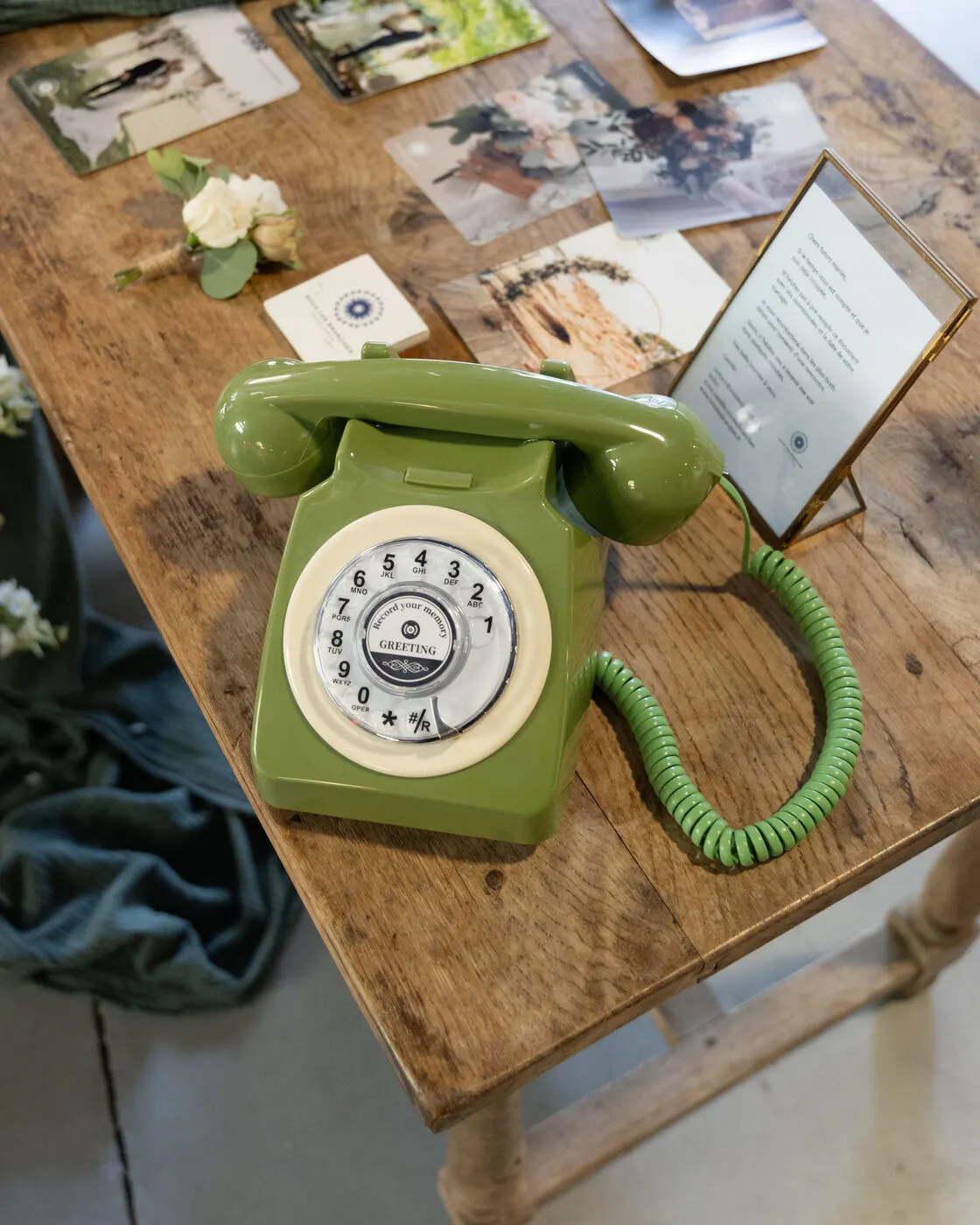 Livre d'or audio à Tours pour un mariage